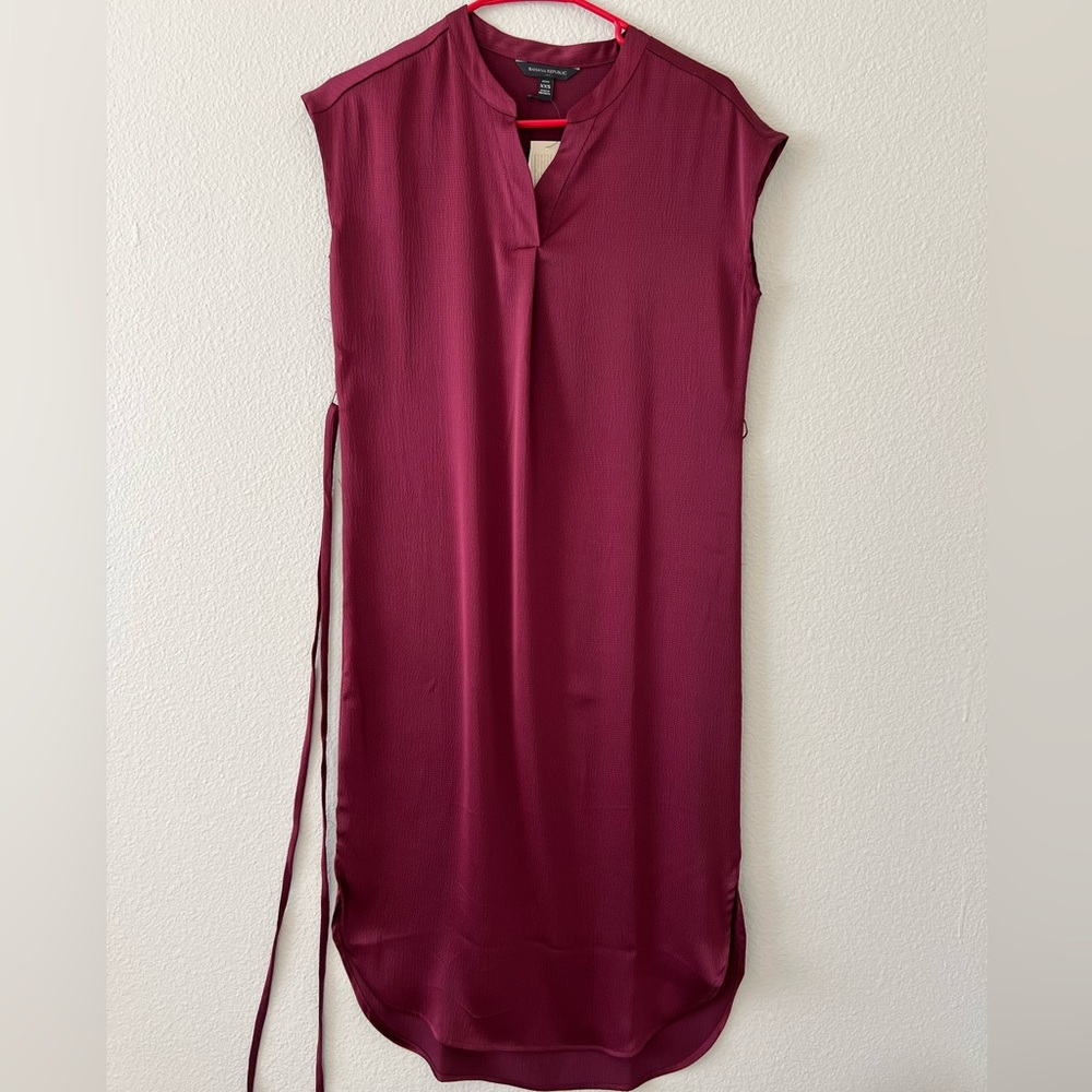NWT Banana Republic tie-waist dress (XXSP)
